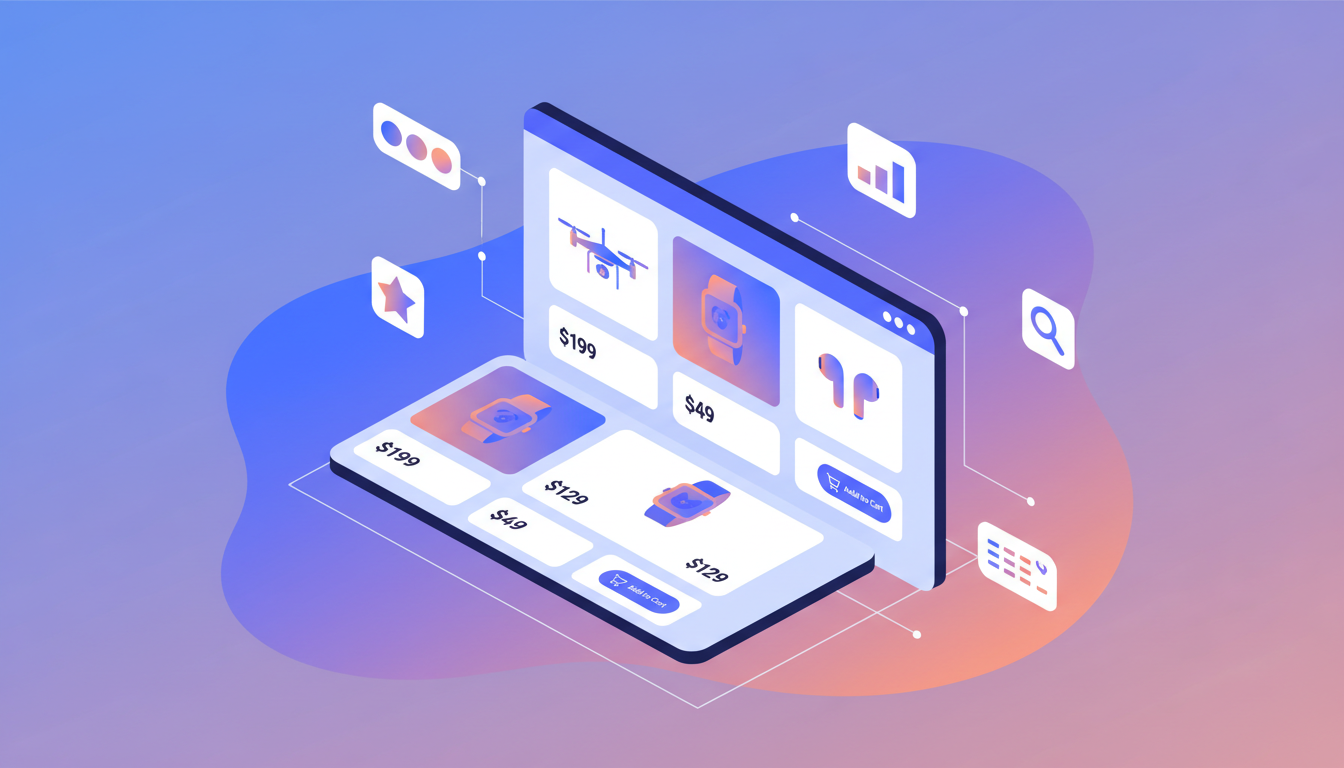 Управление каталогом товаров и их модификациями