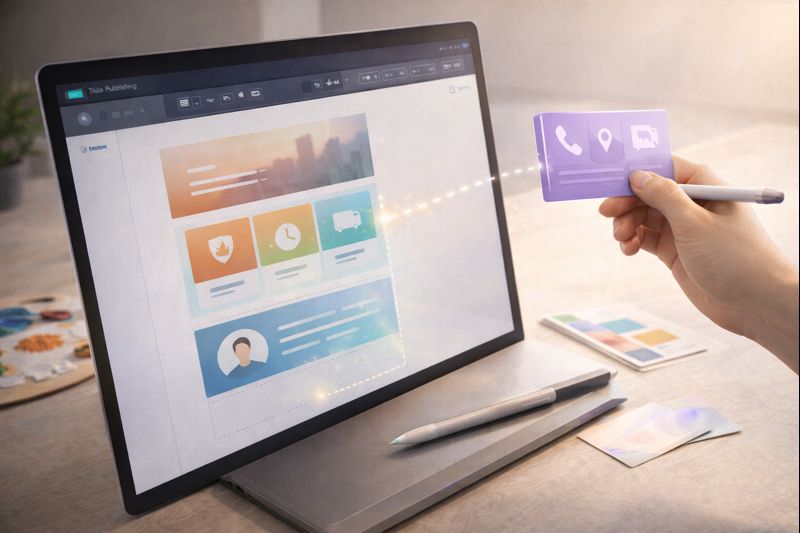 Пошаговая сборка сайта в редакторе