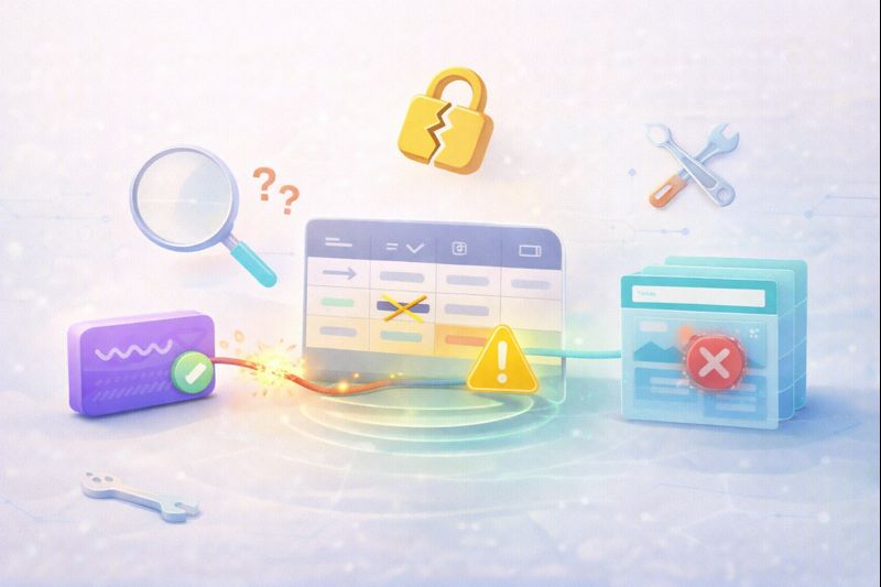 Частые ошибки и проблемы при подключении