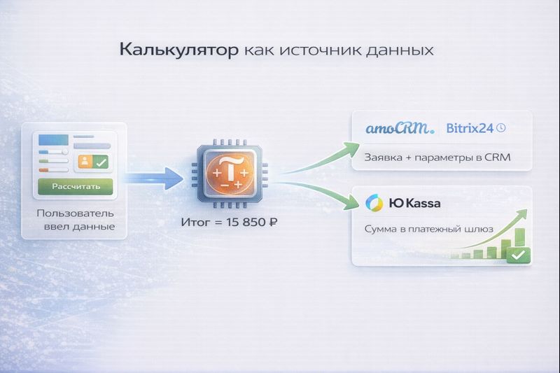 Автоматизация - от расчета к заявке и оплате