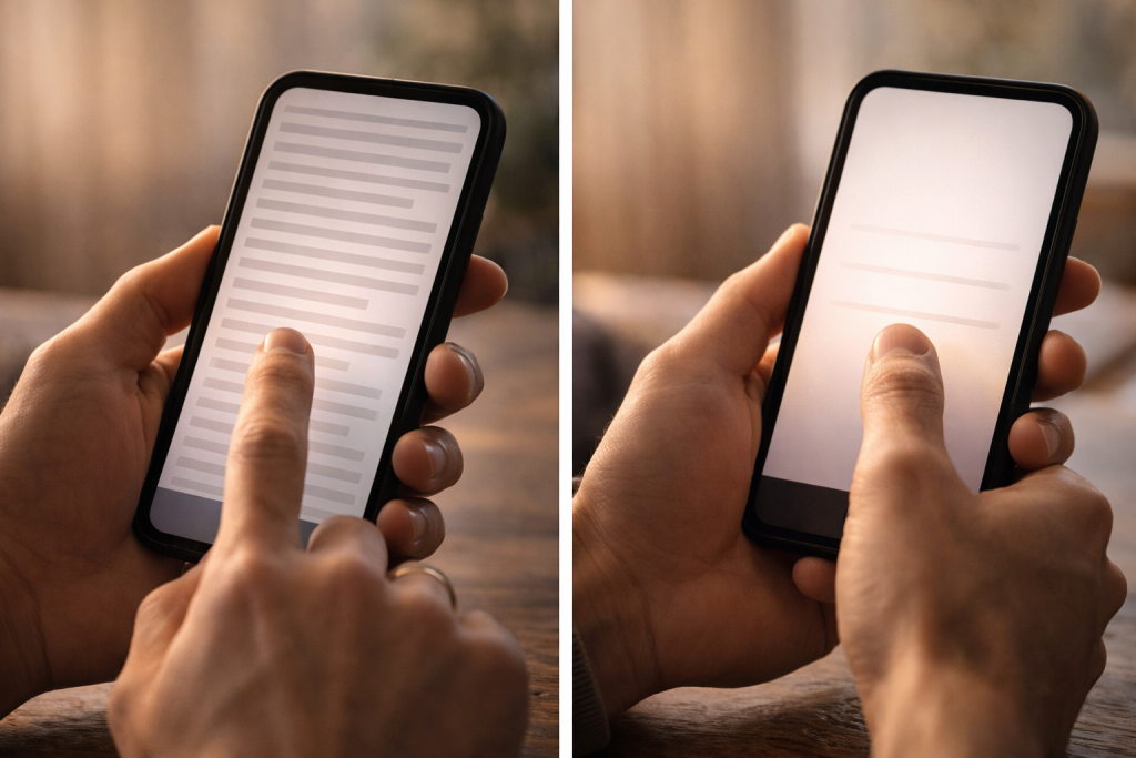 Первый экран: правило трех секунд в Zero Block